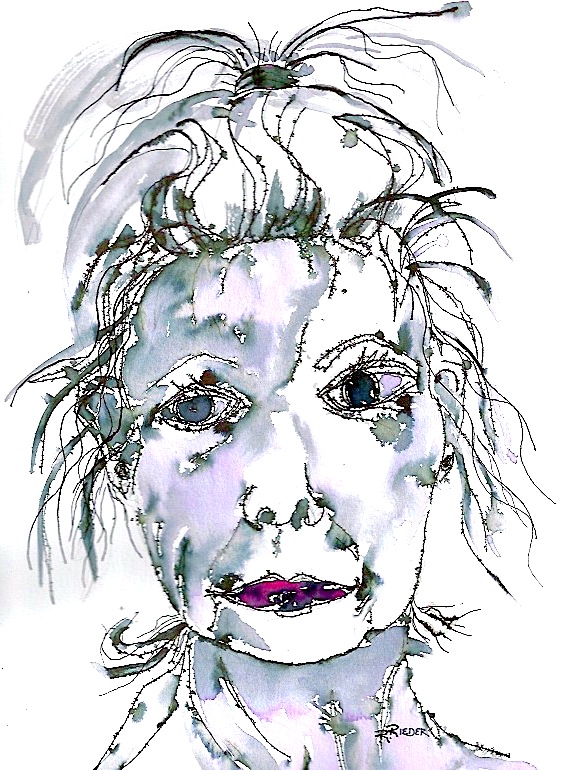 Watercolour R Self Portrait