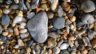 Rock Hunting on Brancaster Beach