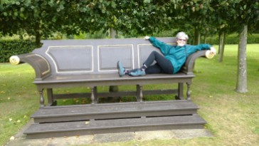 Benched at Houghton Hall