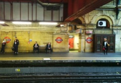 Benched at Paddington Station
